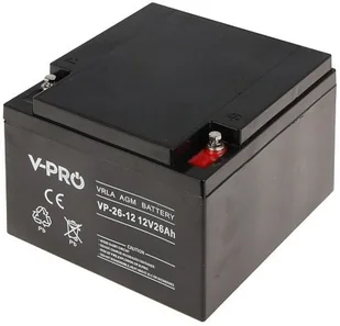 Volt Polska Volt Polska Akumulator VPRO 12V/26Ah 12V/26AH-VPRO - Baterie do zasilaczy awaryjnych UPS - miniaturka - grafika 2