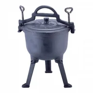 Kociołki - Kamille Kociołek garnek żeliwny myśliwki 10L 4802V - miniaturka - grafika 1