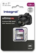 Karty pamięci - Integral na karta SD 256 GB, Premium 4K, SDXC szybka karta pamięci do 100 MB/s, V30, UHS-I, U3 128 GB - miniaturka - grafika 1