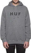 Bluzy męskie - HUF bluza męska HUF OG LOGO PO HOODIE Heather Grey - miniaturka - grafika 1