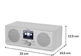 Auna Silver Star Stereo Biały - Radia - miniaturka - grafika 10