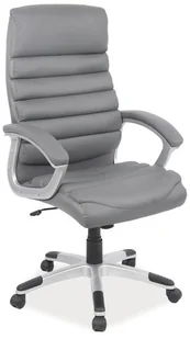 Fotel biurowy, krzesło biurowe Signal FOTEL OBROTOWY Q-087 SZARY - Fotele i krzesła biurowe - miniaturka - grafika 2