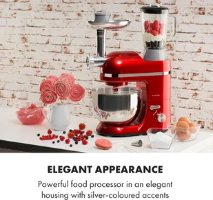 Klarstein Lucia Elegance TK2-LuciaEleg-R - Roboty kuchenne - miniaturka - grafika 2