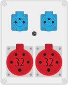 Rozdzielnie elektryczne - Pawbol Rozdzielnica R-BOX 240 2x250V 2x32A/5p B.1099 B.1099 - miniaturka - grafika 1