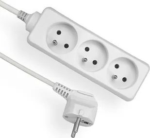 HBF mieszkaniowy Elgotech 3 gniazda z uziemieniem 1 5 m - Przedłużacze i rozgałęźniki - miniaturka - grafika 2