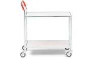 Inne - AJ Wózek stołowy w kolorze białym 23135 - miniaturka - grafika 1