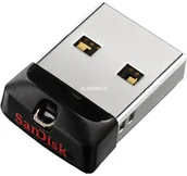 Nośniki danych - Sandisk Cruzer Fit pamięć USB 64 GB USB Typu-A 2.0 Czarny, Srebrny, Nośnik Pendrive USB - miniaturka - grafika 1