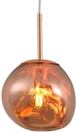Lampy sufitowe - KKS Miedziana lampa wisząca GLAM MP-1239-180 kulisty zwis nad łóżko - miniaturka - grafika 1