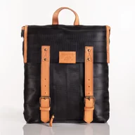 Plecaki - Beltimore Plecak uniwersalny duży skórzany wykonany z recyklingowych materiałów Beltimore R28 - miniaturka - grafika 1