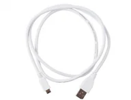 Kable USB - Gembird KABEL MIKRO USB 2.0 1M BIAŁY CCP-MUSB2-AMBM-W-1M - miniaturka - grafika 1