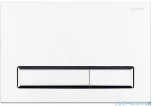 Oltens Torne przycisk spłukujący do WC chrom biały 57103000 - Stelaże i zestawy podtynkowe do WC Oltens Torne przycisk spłukujący do WC chrom biały 57103000 - Stelaże i zestawy podtynkowe do WC - miniaturka - grafika 1