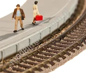 Kolejki i akcesoria - Faller Giętkie krawędzie peronowe 1440mm 120205 - miniaturka - grafika 1