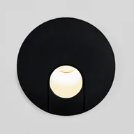 Lampy pozostałe - BRUMBERG BRUMBERG Wall Kit68 wpuszczany okrągły, czarny - miniaturka - grafika 1