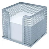 Notesy i bloczki - Wedo Butler Office zestaw pojemników biurowych z metalowej siatki, 5 elementów, srebro 065754 - miniaturka - grafika 1