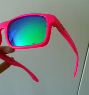 Neon Neon Street (pink fluo/green) - Okulary przeciwsłoneczne - miniaturka - grafika 2