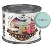 Farby zewnętrzne - Colorit Kredowa Drewna 375ml Turkus mebli farba do - miniaturka - grafika 1