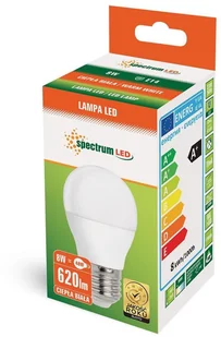 Spectrum SpectrumLED Led Kulka E-27 230v 8w Ww WOJ+14218 - Żarówki LED - miniaturka - grafika 3