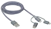 Akcesoria do tabletów i e-booków - Legrand 050693 USB kabel, 1,2 m Srebrny 050693 - miniaturka - grafika 1