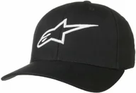 Czapki i chusty sportowe męskie - Czapka Ageless Curved Flexfit by alpinestars, czarno-biały, XXL (62-63 cm) - miniaturka - grafika 1