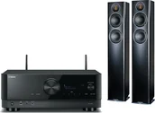 Zestawy stereo - Yamaha RX-A6A czarny + Carina FS247 czarny - miniaturka - grafika 1