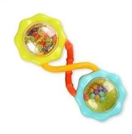 BRIGHT STARS PODWÓJNA GRZECHOTKA BS 8188 - Układanki dla dzieci - miniaturka - grafika 2