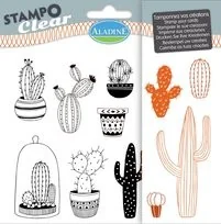 Aladine Stemple silikonowe, kaktusy - Scrapbooking - miniaturka - grafika 2