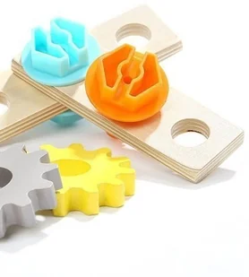 Brimarex Ciężarówka drewniana do skręcania 120312 ZB-104872 - Masy plastyczne - miniaturka - grafika 9