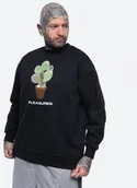 Bluzy męskie - PLEASURES Bluza męska PLEASURES Spike Embroidered Crewneck P21SP007-BLACK P21SP007BLACK - miniaturka - grafika 1