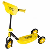 Hulajnogi - Vivo Hulajnoga 3-kołowa 140-125mm czarno-żółta - miniaturka - grafika 1