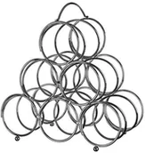 Pozostałe akcesoria barmańskie - Premier Housewares Premier housewares Omega, trójkątna regał na wino na 6 butelek 0509485 - miniaturka - grafika 1