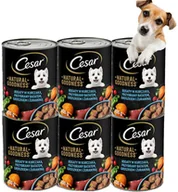 Mokra karma dla psów - Cesar Mokra Karma KURCZAK i Warzywa ZESTAW 6x400g  od 95zł +DO 3% ZWROTU W PROGRAMIE LOJALNOŚCIOWYM ZEST-CES-KUR-400-6 - miniaturka - grafika 1