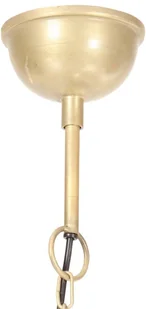 VidaXL Industrialna lampa wisząca, 25 W, mosiężna, okrągła, 40 cm, E27 320532 - Lampy sufitowe - miniaturka - grafika 8