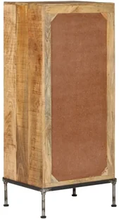 vidaXL Komoda, 45x35x106 cm, lite drewno mango - Komody - miniaturka - grafika 3