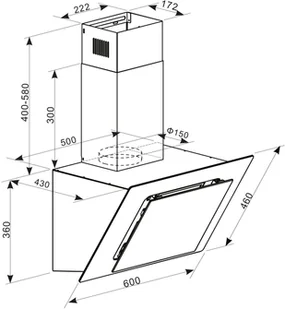 Klarstein TK15CH-Eleonora-60WH - Okapy kuchenne - miniaturka - grafika 8
