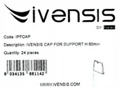 Rury i kanały wentylacyjne - Ivensis Ipfcap Maskownica Podstawy Podłogowej - miniaturka - grafika 1