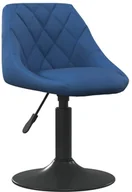 Taborety i hokery - vidaXL Lumarko Stołek barowy, niebieski, obity aksamitem 335320 - miniaturka - grafika 1