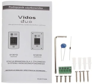 Vidos strong>WIDEODOMOFON </strong>S1401D S1401D - Wideodomofony - miniaturka - grafika 6