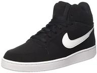 Koszykówka - Nike Court Borough Mid męskie buty do koszykówki, kolor: czarny (Black / White), rozmiar: 43 838938-010 - miniaturka - grafika 1