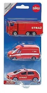 Siku Set - Straż pożarna wer. polska S1818 - Modele do sklejania - miniaturka - grafika 2
