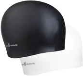 Pływanie - Mad Wave Czepek pływacki champion 3d czarny - miniaturka - grafika 1