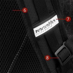 Zagatto, Plecak sportowy, rowerowy do biegania ZG90 czarny - Plecaki Zagatto, Plecak sportowy, rowerowy do biegania ZG90 czarny - Plecaki - miniaturka - grafika 9