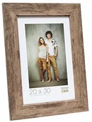 Ramki na zdjęcia - Deknudt Frames S48SH3 ramka na zdjęcie 13x18, brązowe drewno S48SH3-13.0x18.0 - miniaturka - grafika 1