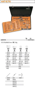 BETA ZESTAW GWINTOWNIKÓW I NARZYNEK 70SZT 447/C70 - Gwintowniki - miniaturka - grafika 2