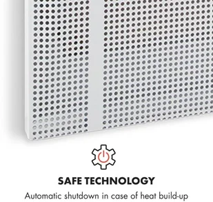 Klarstein Klarstein Hot Spot Wave panel grzewczy 51x80cm 20m 1000W bezstopniowa regulacja mocy IP24 aluminiumKlarstein ACO11-Hot Spot Wave - Ogrzewanie przenośne - miniaturka - grafika 8