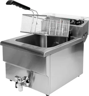 YATO ELEKTRYCZNA FRYTOWNICA Z ZAWOREM SPUSTOWYM 16L YG-04630 - Inne urządzenia gastronomiczne - miniaturka - grafika 3