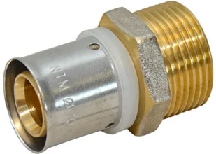 Złączka Pex/al/pex 20 X 1/2' Gz Zaprasowywana - Rury - miniaturka - grafika 2