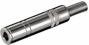 Wentronic Złącze Jack 6, 35 MM Stereo, metallausfuehrung z zabezpieczeniem przed zginaniem, 1X - Kable Wentronic Złącze Jack 6, 35 MM Stereo, metallausfuehrung z zabezpieczeniem przed zginaniem, 1X - Kable - miniaturka - grafika 1