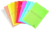 Teczki i skoroszyty - Exacompta Bahia 50150e Pack 100 koszulek z okienkiem przezroczyste 22 x 31 cm różne kolory 50150E - miniaturka - grafika 1