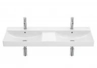 Umywalki - Roca A32768BS00 ONA Umywalka ścienna podwójna 120x46 Supraglaze - miniaturka - grafika 1
