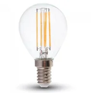 Żarówki LED - V-TAC Żarówka LED 4W Filament E14 P45 Kulka VT-1996 6400K 400lm - miniaturka - grafika 1